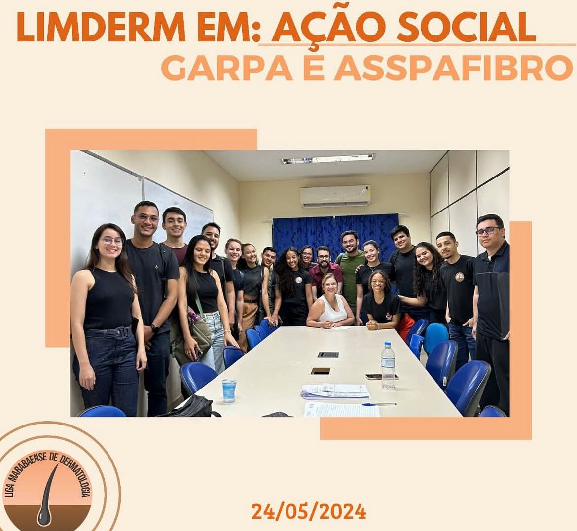 Ação social da LIMDERM com o ADHAM